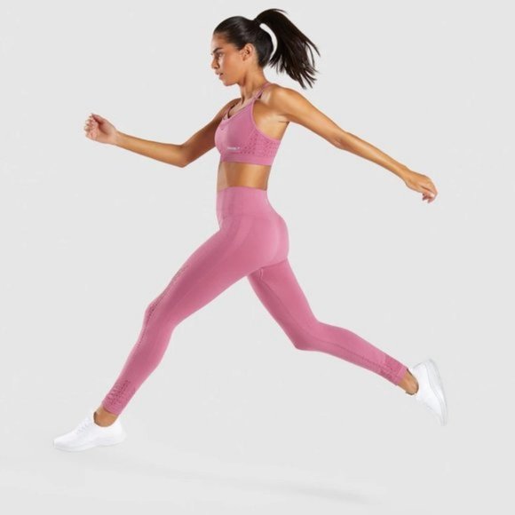 Gymshark Energy Seamless Legging in Dusky Pink - Picture 6 of 12